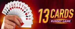 Rummy sets and rummy runs sorted in a 13-card rummy hand